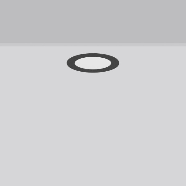 Toledo Flat+ round, 4,5...9,5 W, 570...1150 LM, 830, 840, antraciet, O