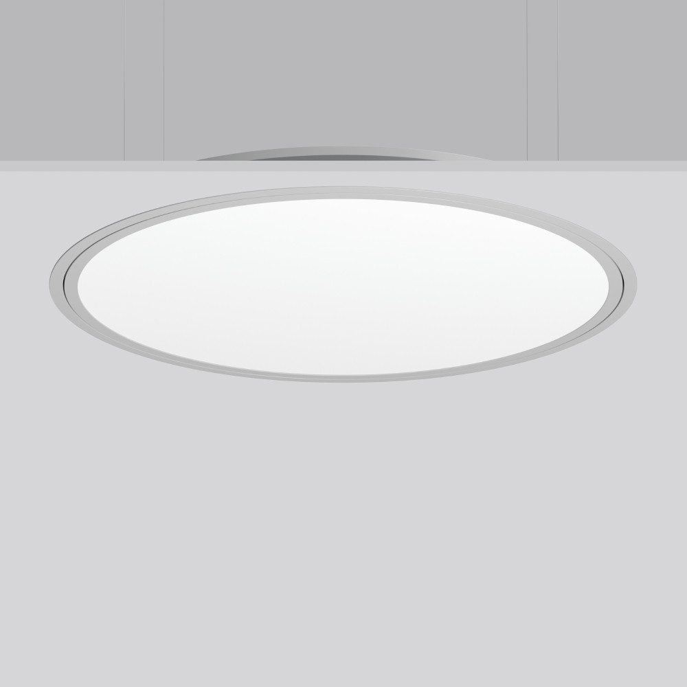 RZB TRIONA round Triona Round, 51 W, 4800 LM, 827-865, zilver, dali, plafondinbouwarmat