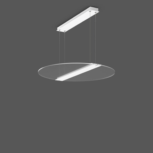 RZB TwinDot Twindot S round, 39 W, 4500 LM, 840, wit, dali pendelarmaturen, D 645