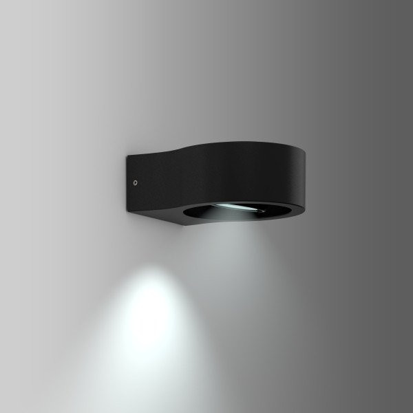 RZB HB 102 led buitenarmatuur 830 aan/uit 3000K 270LM 110x161mm 21-40° schroefklem antraciet