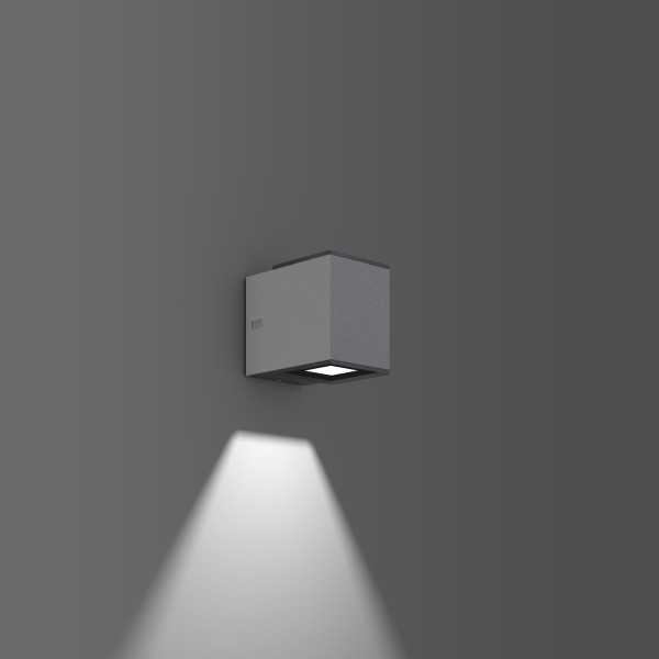 RZB Zono I Zono, 3,5 W, 110 LM, 830, zilver, on/off wandarmaturen, L 100 B 154 H