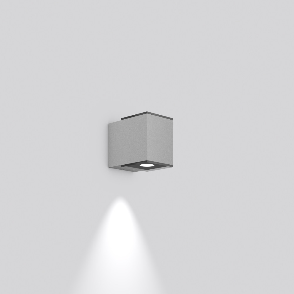 RZB Zono I Zono Pro, 12 W, 1100 LM, 830, zilver, dali wandarmaturen, L 100 B 154