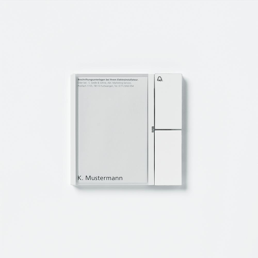 S. Siedle und Söhne 1+n TM 611-01 W toetsenmodule