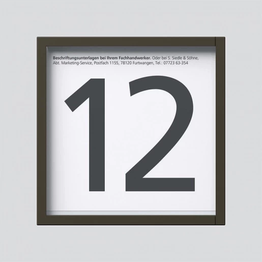 Siedle Info-module info-module kunststof bruin