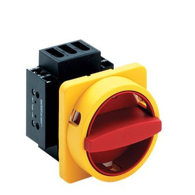 Sälzer Electric LASTSCHAKELAAR Lastsch. 63a - 18,5KW 4P - on/off - V-greep kort RD/ge ip66 - front -