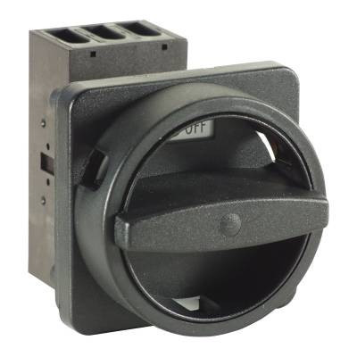 Sälzer Electric LASTSCHAKELAAR Lastschakelaar 32a - 7,5KW 6P - on/off - N-draaikn. ZW ip66 - front -