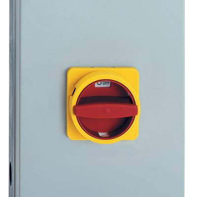 Sälzer Electric LASTSCHAKELAAR Lastschakelaar 40a - 11KW 6P - on/off - N-draaikn. RD/ge ip66 - in beh