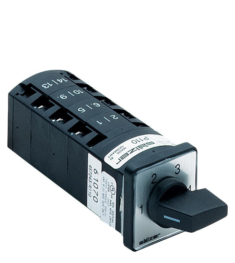 Sälzer Electric NOKKENSCHAKELAAR Omschakelaar. 20a, 3-polig in behuizing 3-pos.