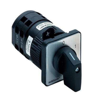 Sälzer Electric NOKKENSCHAKELAAR Nokkenschakelaar 20a - 7,5KW 4P - omkeerschak. met 0, 60° - M-draaikn.