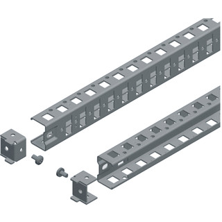 Sarel Spacial componenten uitbouw kast montagerail H400MM B40MM D27MM