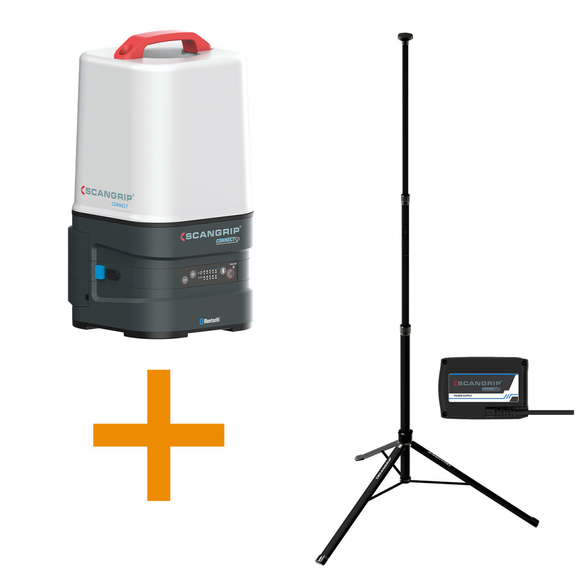 Scangrip Voordeelsets Area 10 connect +statief 2M +power kabel