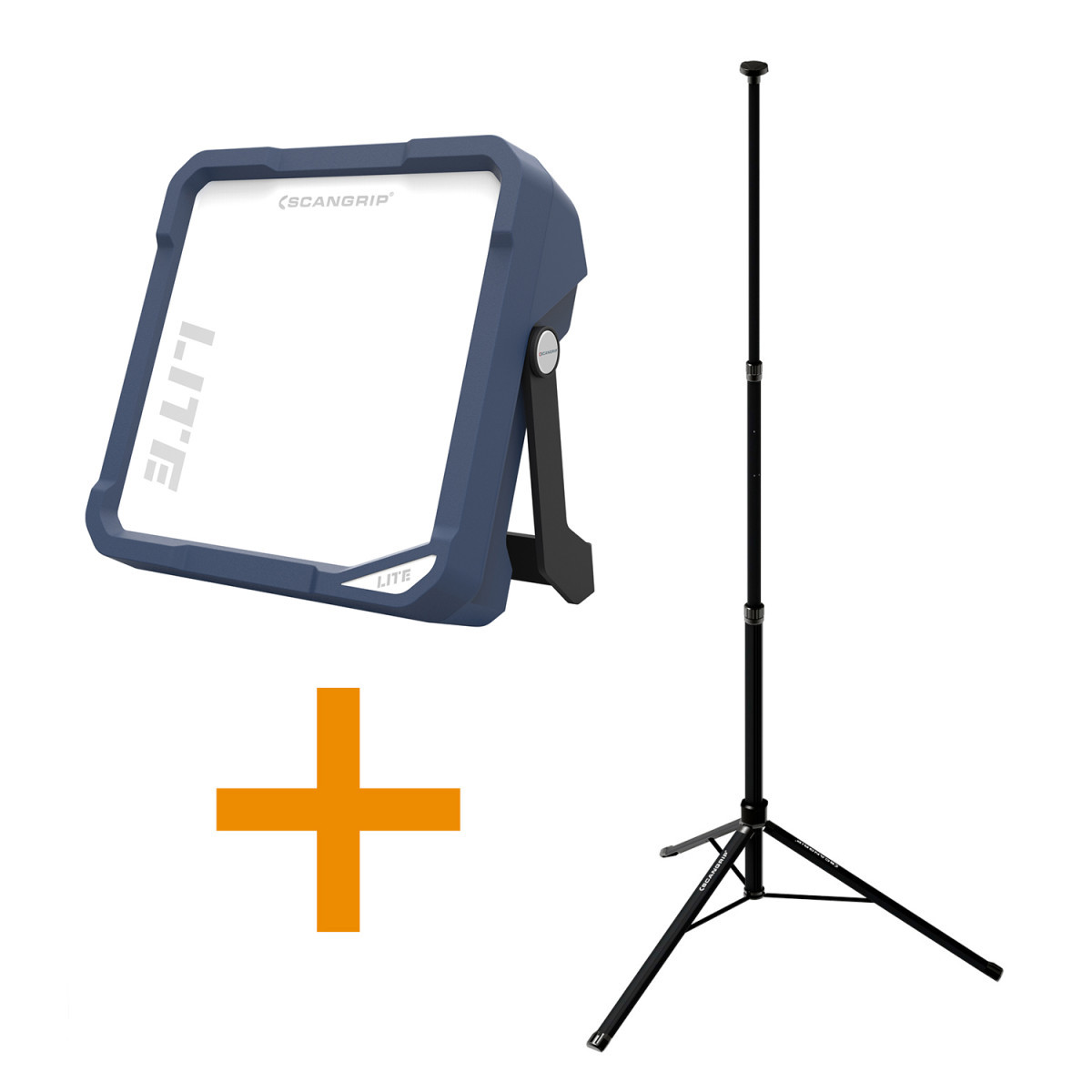 Scangrip Voordeelsets Vega lite 6000 LM + statief 2 meter Scangrip Voordeelsets Vega lite 6000 LM + statief 2 meter