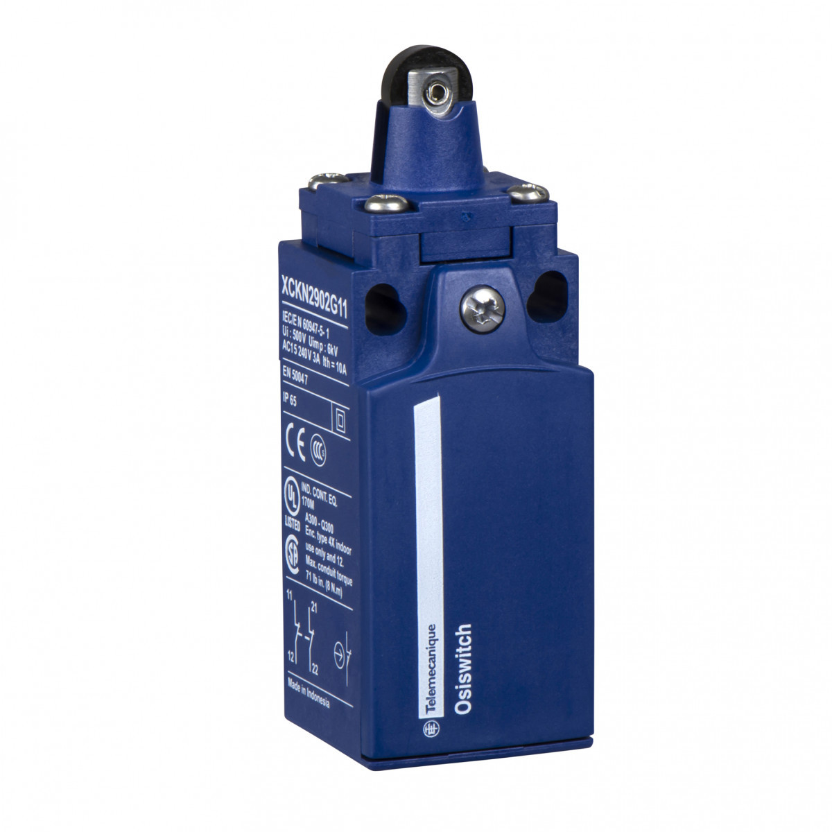 Schneider Electric 1no1nc SL ce PG11 stalen roller P