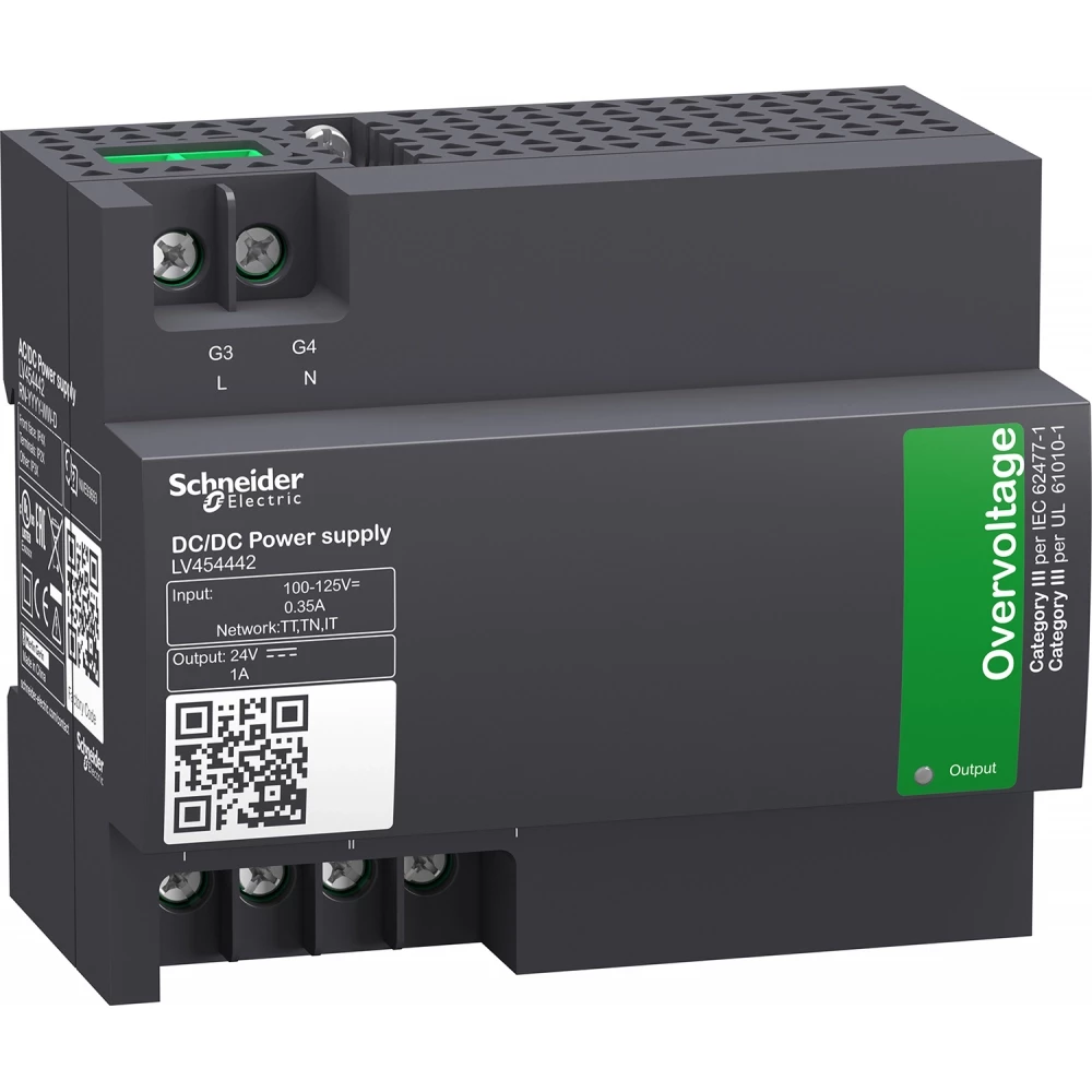 Schneider Electric 24VDC power supply ad module 100/125 VDC