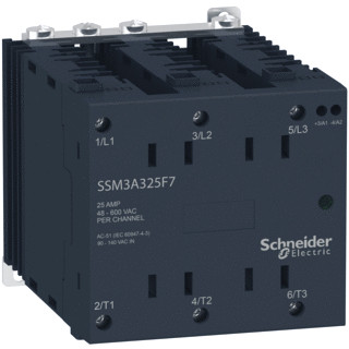 Schneider Electric 3 phase SSR 600vac 25a 4-32VDC