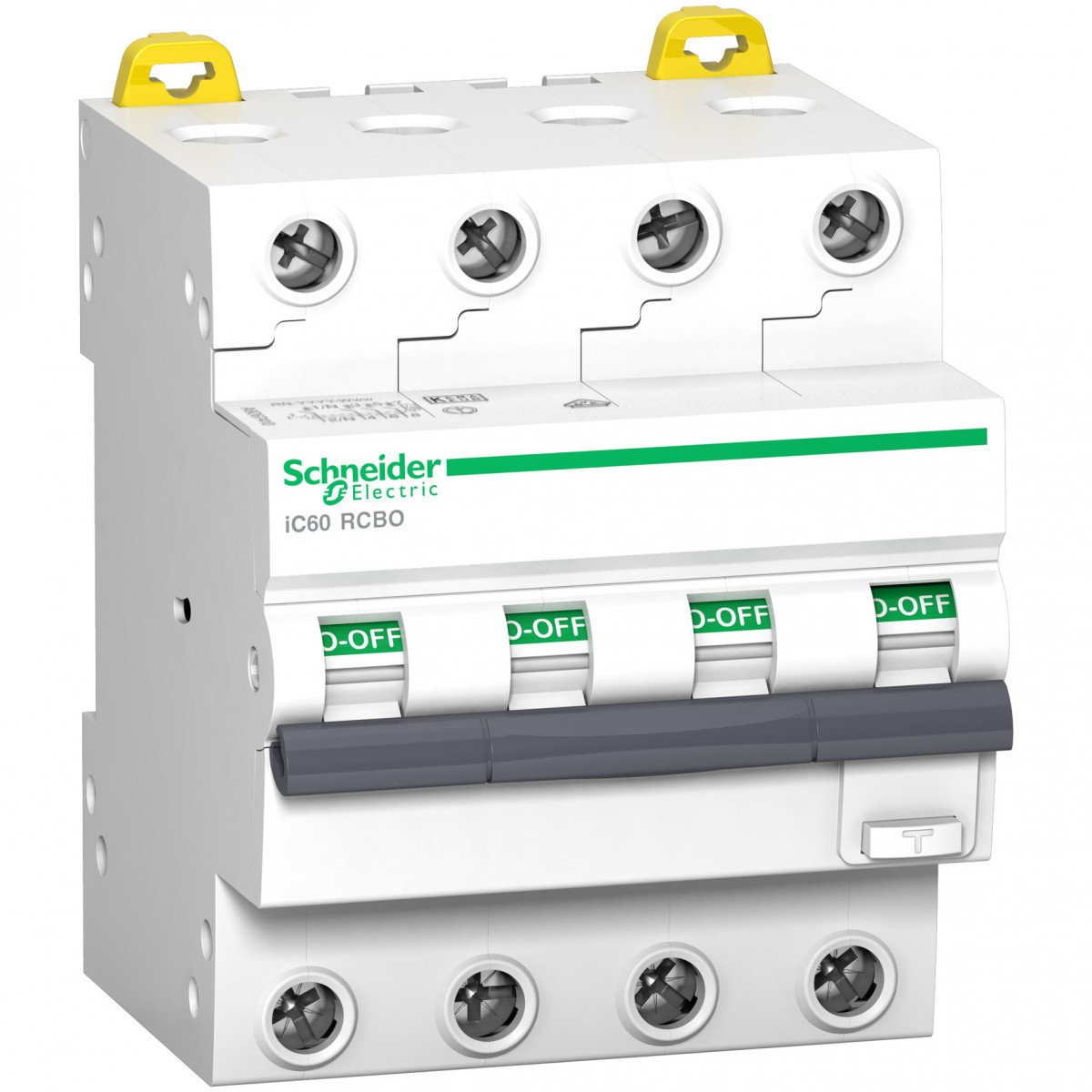 Schneider Electric acti9 ic60 rcbo 4P 16a C curve 6000a/6ka 300ma A type
