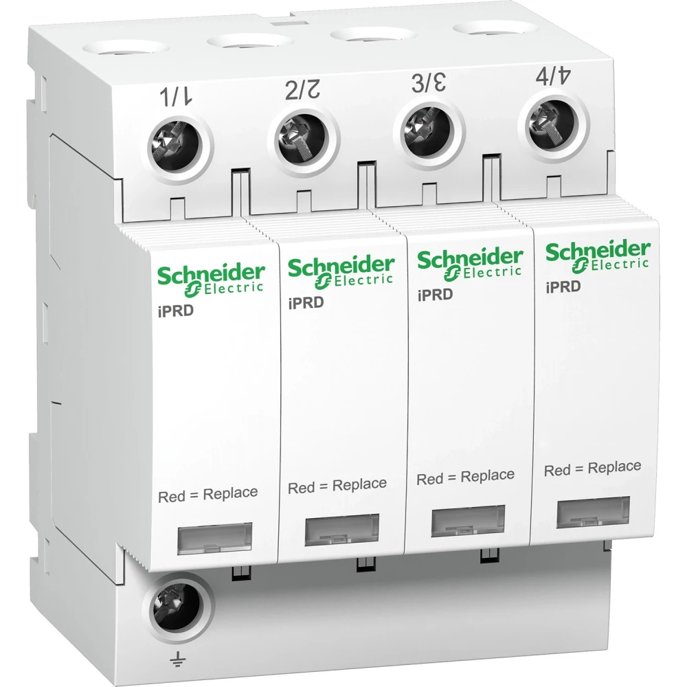 Schneider Electric Acti9 iPRD Acti9 Iprd8r - overspanningsbeveiliging - met patroon - 4P - it - 460V