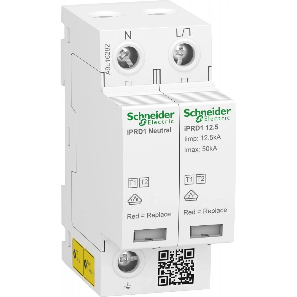 Schneider Electric Acti9 iPRD1, PRD1 Acti9 - modulaire spanningsonderbreker - iprd1 12.5R - 1P+N - 350V - S