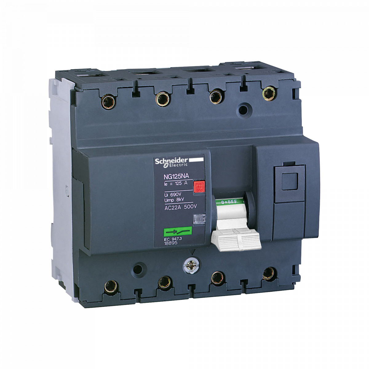 Schneider Electric Acti9 NG125 NA Ng125na - lastscheider 3P+N - in=125a