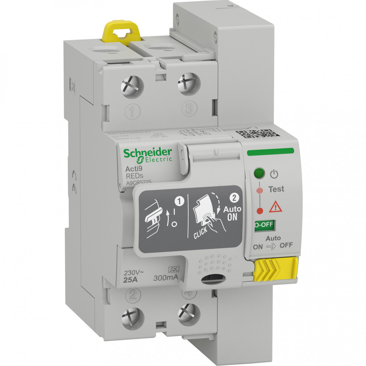 Schneider Electric acti9 reds 2P 25a 300ma A type