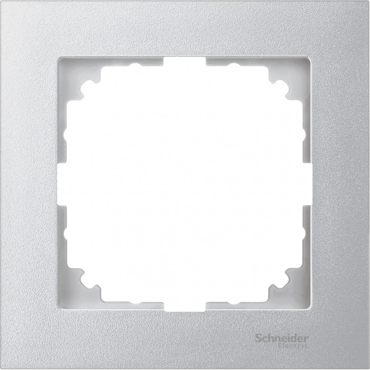 Schneider Electric Merten M-Pure Afdekraam 1-voudig Aluminium