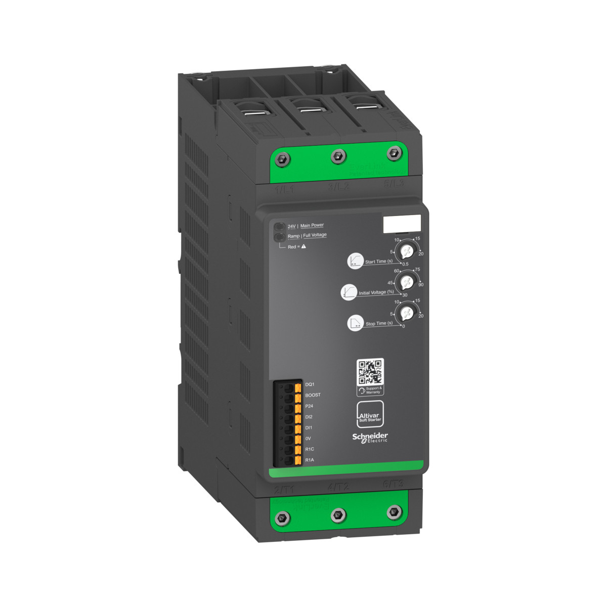 Schneider Electric Altivar Soft Starter ATS130 Altivar Ats130 - softstarter - 105a - 200-480V ac - stuurspanning 24V