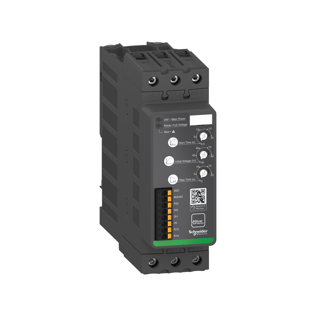 Schneider Electric Altivar Soft Starter ATS130 Altivar Ats130 - softstarter - 38a - 200-480V ac - stuurspanning 24V D