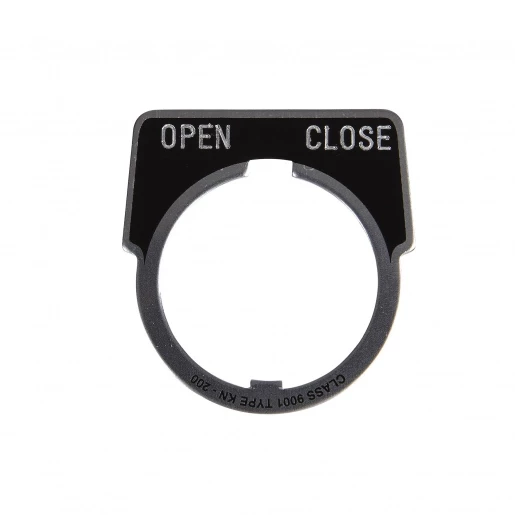 Schneider Electric alu etikethouder: open-close