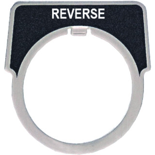 Schneider Electric alu etikethouder: reverse