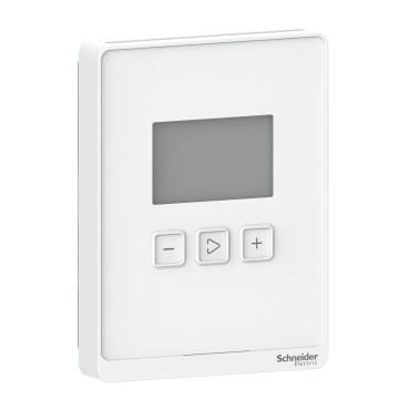 Schneider Electric SpaceLogic™ Living Space Analog & P Luchtkwaliteitssensor, co2, voc, temperatuur, ruimte, LCD display, ana