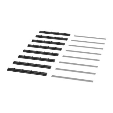 Schneider Electric APC NetShelter Aisle Containment Apc Netshelter ganginsluiting, rechte connector, set van 8, zwart