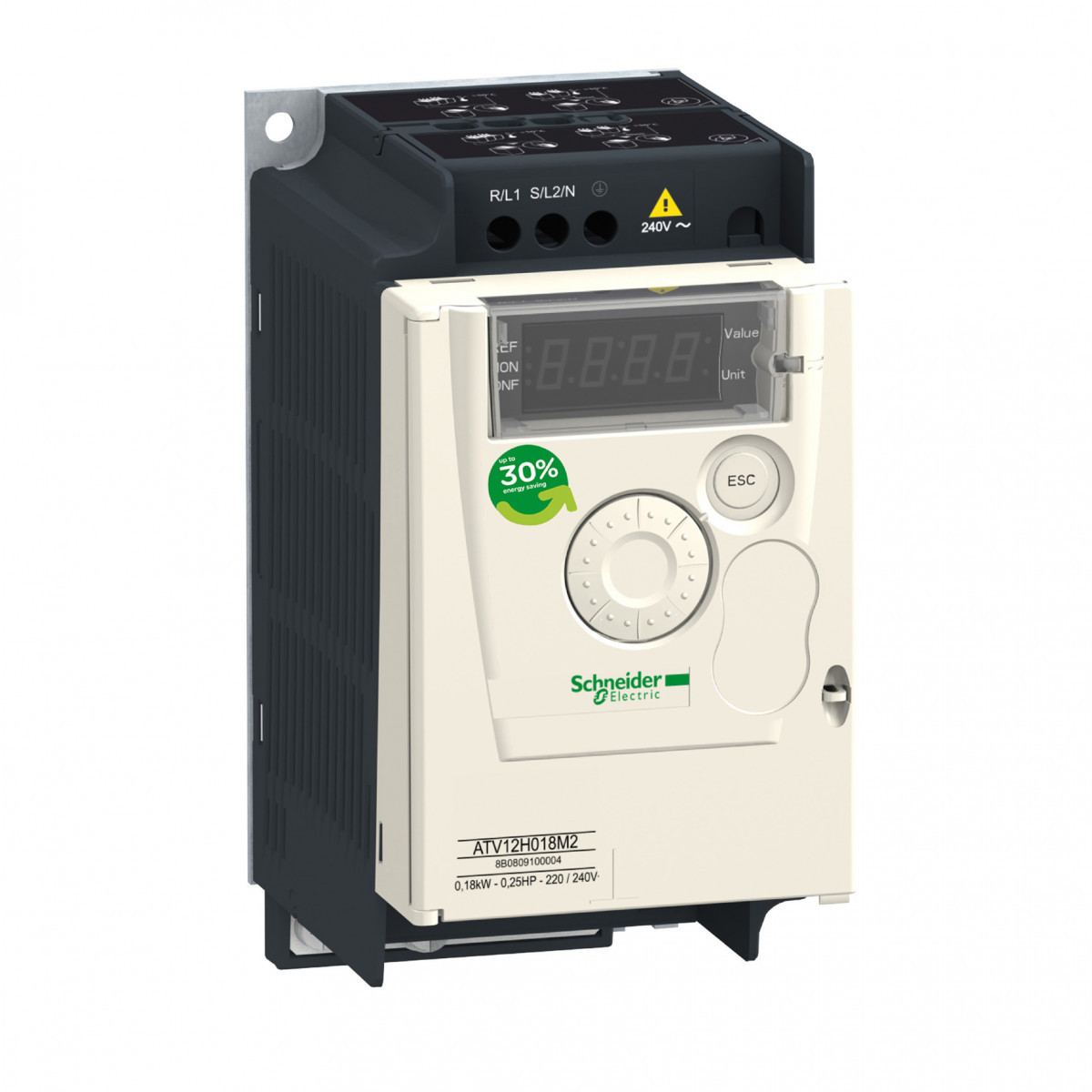 Schneider Electric atv12 0.18KW 240V 1fase