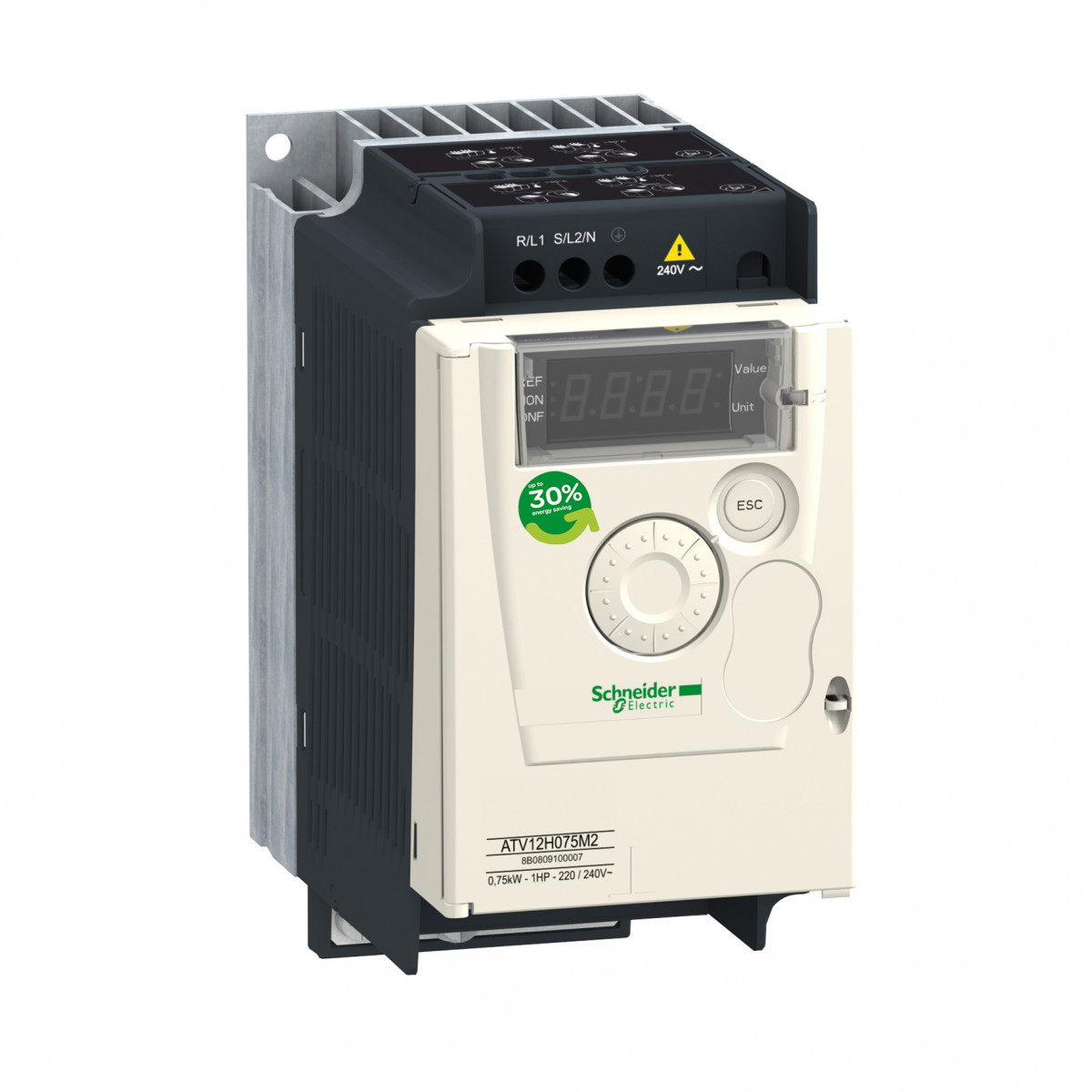 Schneider Electric atv12 0.75KW 240V 1fase