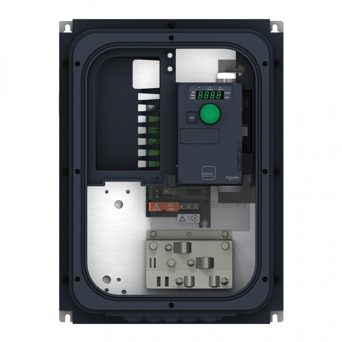 Schneider Electric Altivar Machine ATV320 Atv320 - frequentieregelaar - 0,37KW - 200V - 1 F - met vario - ip65