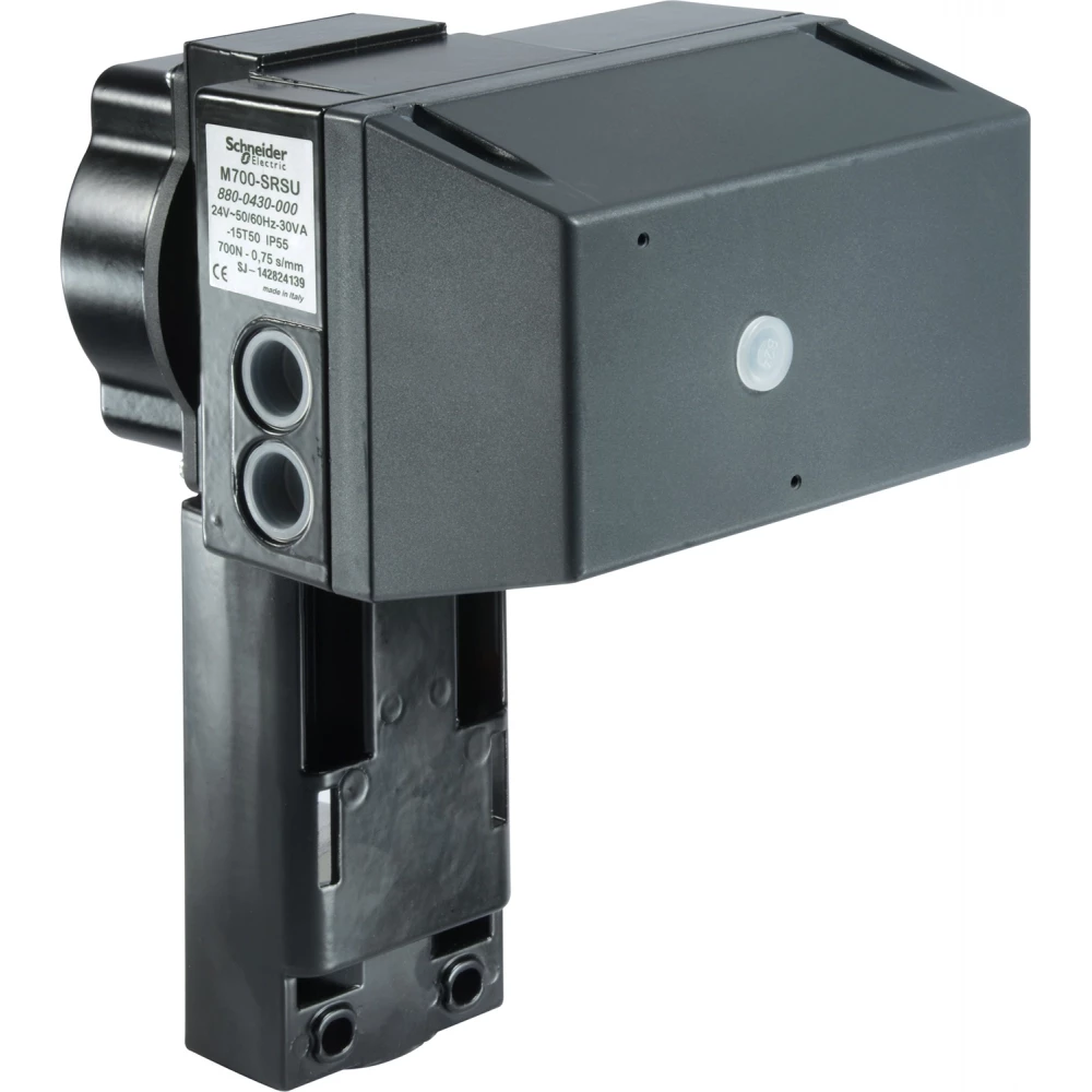 Schneider Electric SpaceLogic™ Ball Valves & Actuators Act: Elect, float, mod, 0-10 VDC, SR, 24 vac, TB, 698 N, linear, ip54,