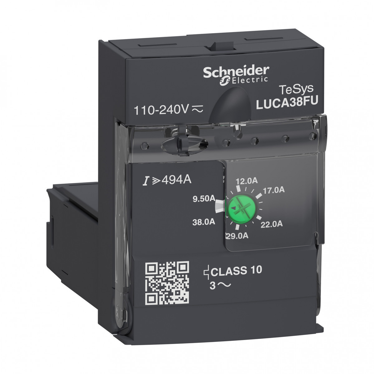 Schneider Electric TeSys Ultra Standard Control unit, tesys U, 9.5-38a, 3P motors, thermal magnetic P