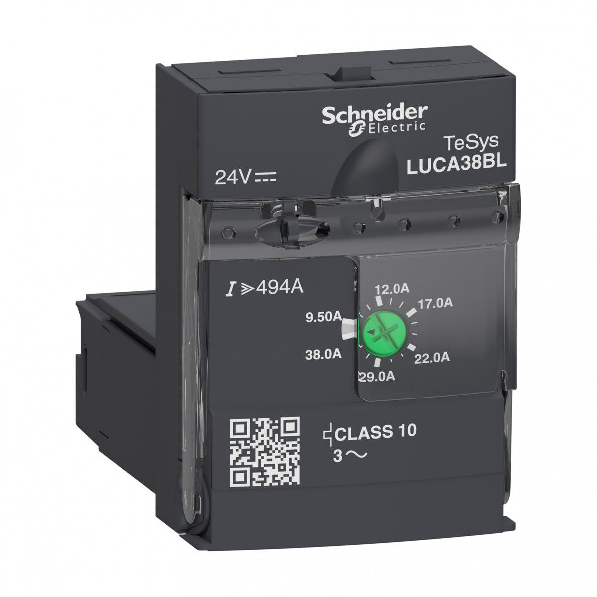 Schneider Electric TeSys Ultra Standard Control unit, tesys U, 9.5-38a, 3P motors, thermal magnetic P