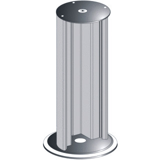 Schneider Electric bevestig.kolom voor veil-lichts.1970MM