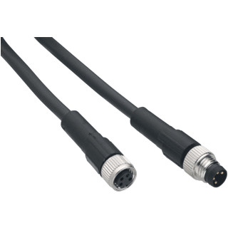 Schneider Electric bus cable,straight,M12-B,female-wire,10M