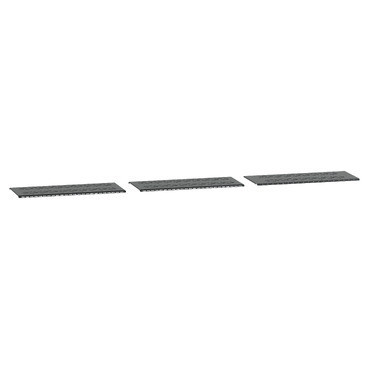 Schneider Electric Canalis for EV Canalis Ev set van 3 overlappende ventilatieplaten zwart