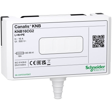 Schneider Electric Canalis KN Tapoff Unit 16a L N pe for BS fuses