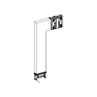 Schneider Electric Canalis KS Canalis - elleboog - omlaag - B - M to M - 400a