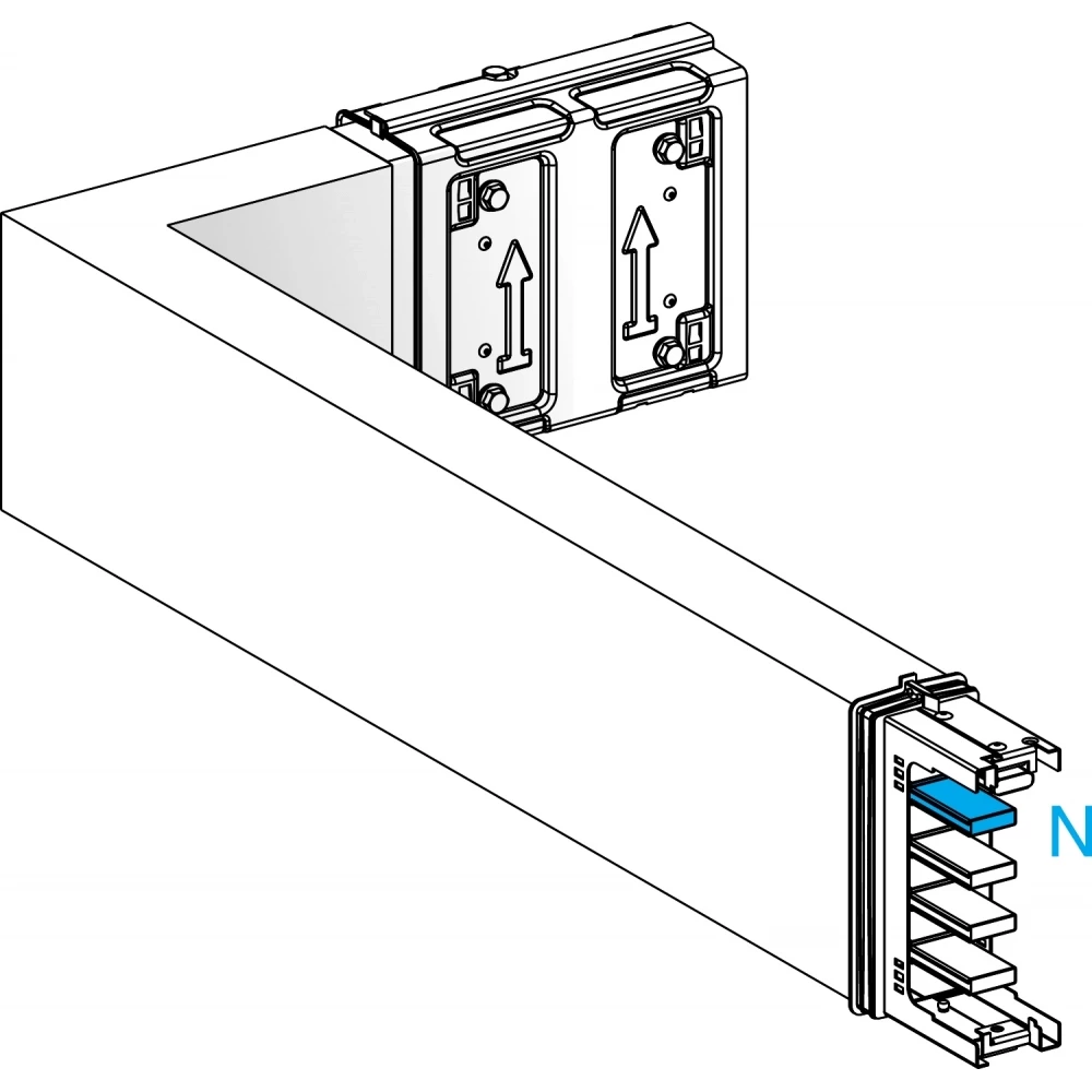 Schneider Electric 90° left 250X(250-750) MTM 400a