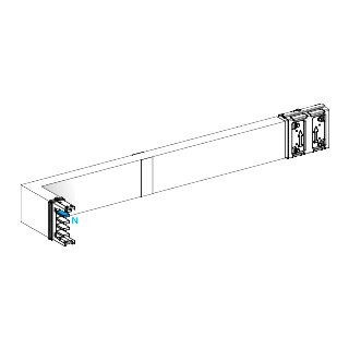 Schneider Electric Canalis KS Canalis - elleboog - naar links - A - M to M - brandscherm - 400a