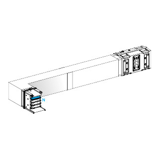 Schneider Electric Canalis KS Canalis - elleboog - naar links - A - M to M - brandscherm - 630a