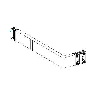 Schneider Electric Canalis KS Canalis - elleboog - naar rechts - B - M to M - brandscherm - 400a