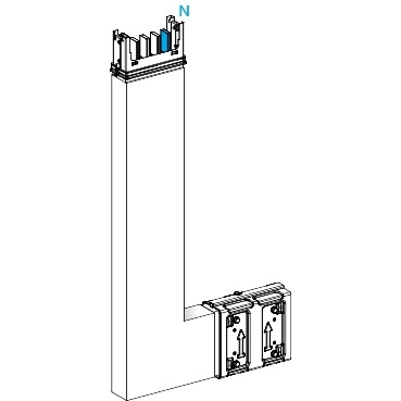 Schneider Electric Canalis KS Canalis - elleboog - omhoog - B - M to M - 250a