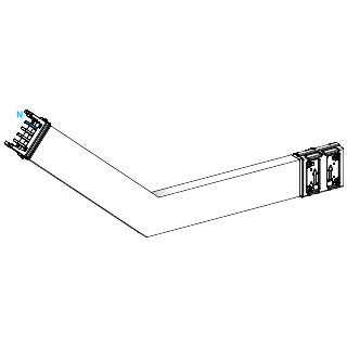 Schneider Electric Canalis KS Canalis - elleboog - omhoog - A,B - M to M - speciale hoek - 400a