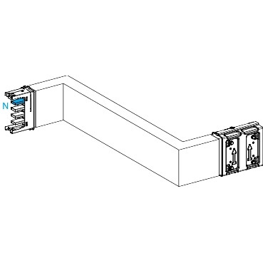 Schneider Electric Canalis KS Canalis - zed - naar rechts, dan links - B - M to M - 400a