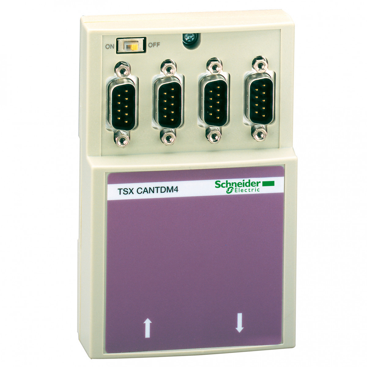 Schneider Electric canopen aftakdoos 4X sub-D